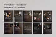 Instagram Pinned Post Carousels DARK, a Social Media Template by Tabitha Emma (Thumbnail 5 of 9)