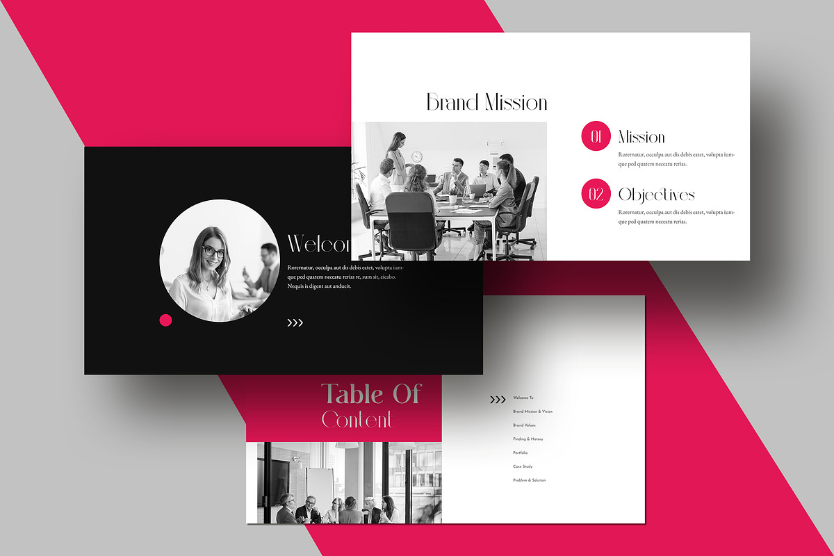Brand Strategy Presentation Template, a Presentation Template by White Graphic (Photo 3 of 8)