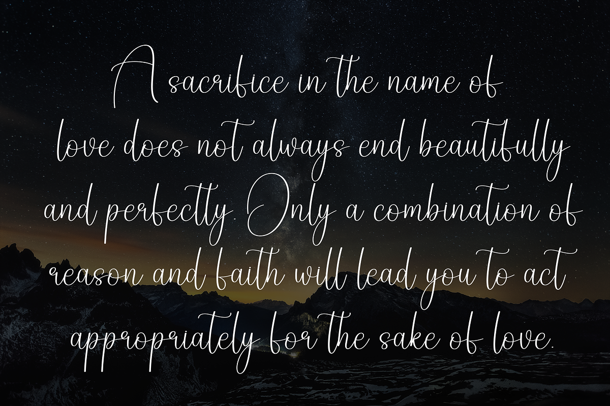 Ashley Southine | Script Font, a Handwritten Font by Scratchones (Photo 6 of 9)