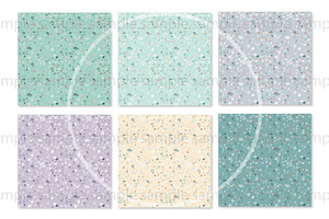 Seamless Pastel Terrazzo Pattern