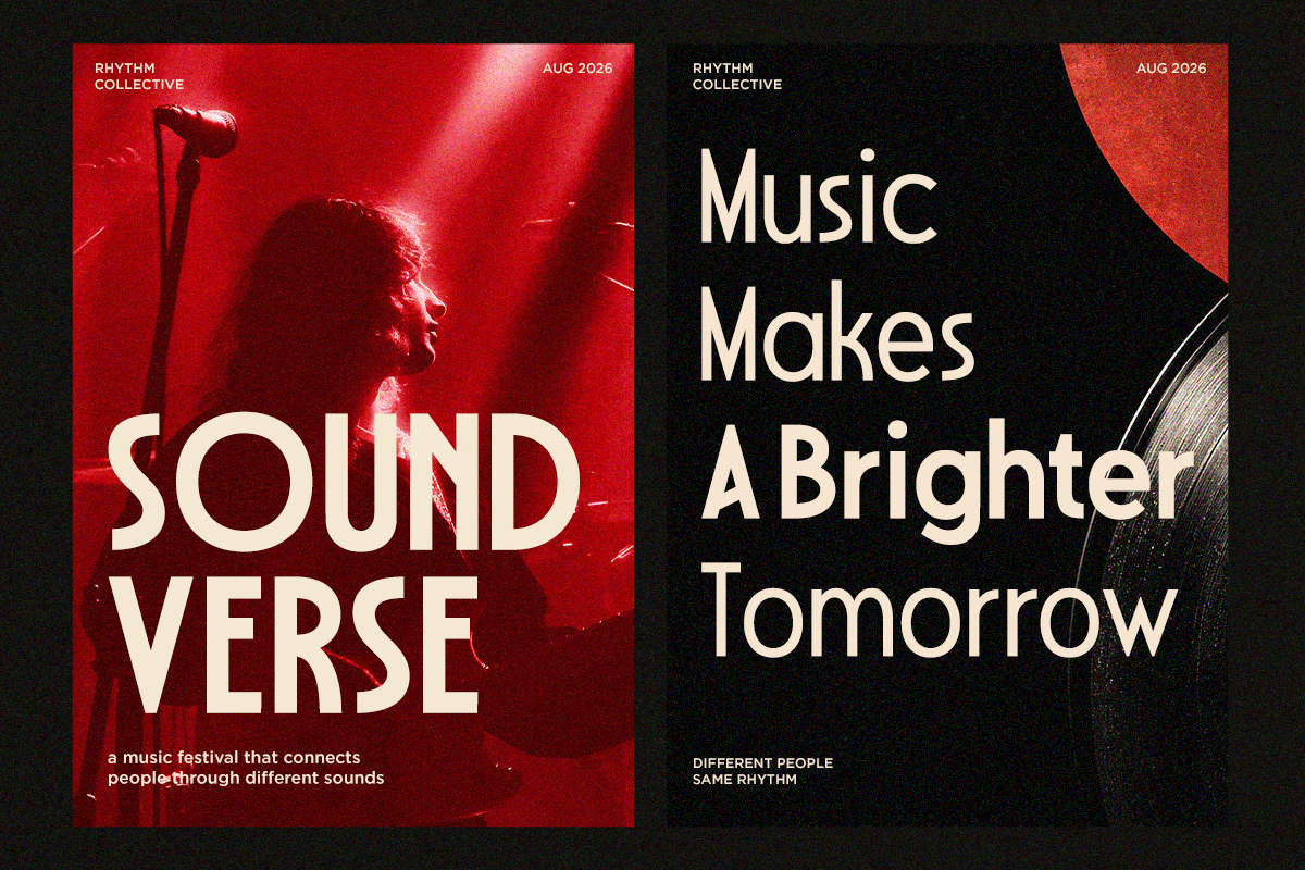 Gaornes - Art Deco Sans Serif Font, a Sans Serif Font by RagamKata (Photo 4 of 11)