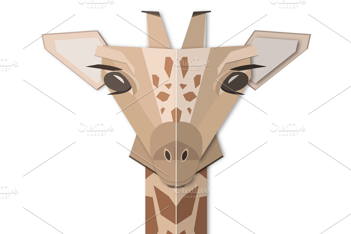 Giraffe Vector Graphic, an Object Graphic by katyapolo (Photo 2 of 2)