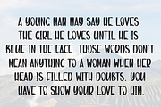Father Vacation | Script Font, a Script Font by Scratchones (Thumbnail 6 of 8)