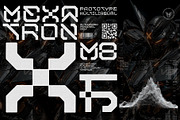 Mexatron - Sci-Fi Display Font, a Sans Serif Font by Pengedar Seni (Thumbnail 9 of 10)