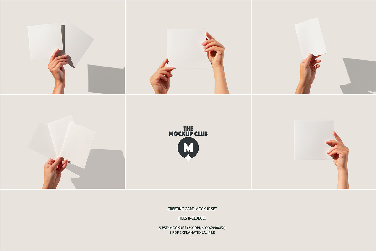 GREETING CARDS MOCKUPS, a Print Template by MCKP*ME (Photo 8 of 8)