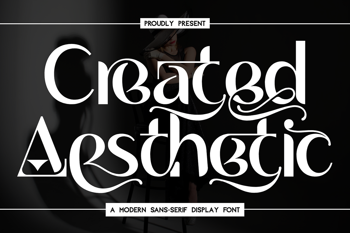 Created Aesthetic - Modern Sans Font, a Sans Serif Font by 177Studio (Photo 1 of 8)