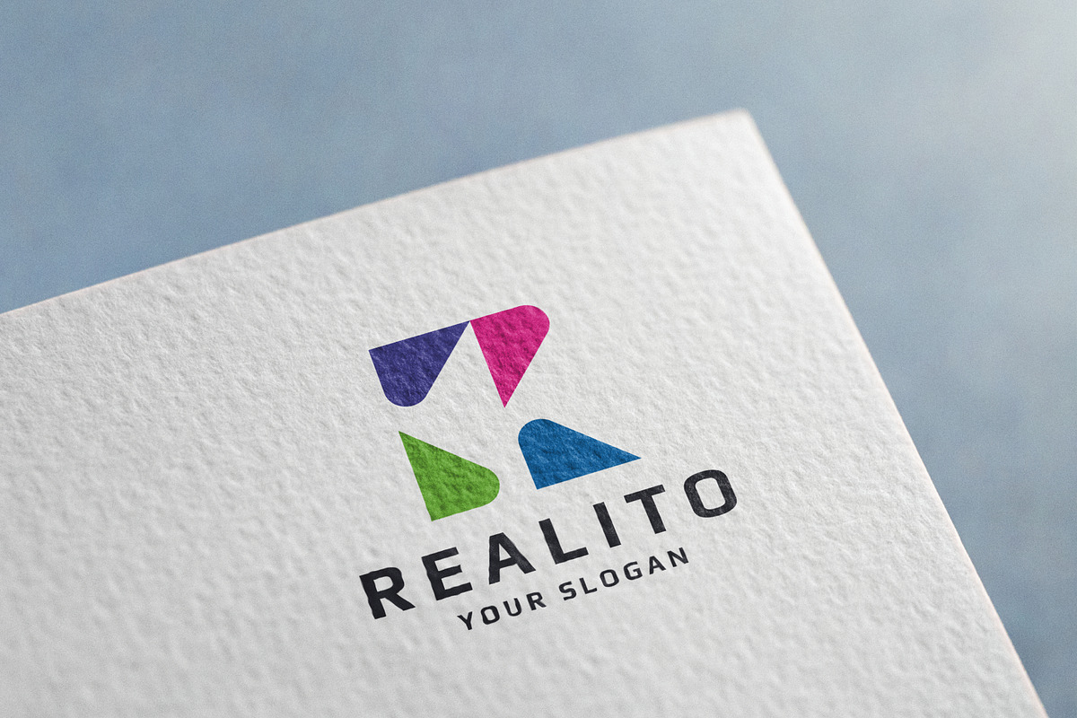 Realito Letter R Logo, a Branding & Logo Template by Design_Planet