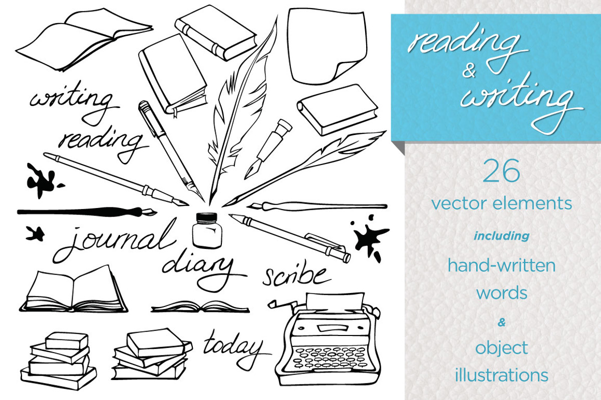 Reading & Writing elements, an Illustration by morninglight (Photo 1 of 4)
