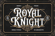 Royal Knight – Vintage Font, a Blackletter Font by Almarkhatype (Thumbnail 1 of 10)