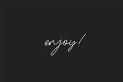 Michellina Handwritten Font, a Handwritten Font by typeline studio (Thumbnail 9 of 9)