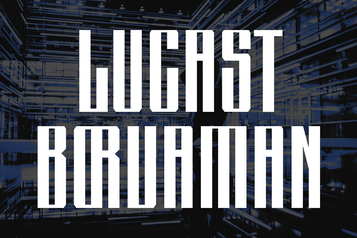 Lockamor Futuristic Display Font, a Sans Serif Font by Maulana Creative (Photo 6 of 15)