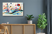 Abstractions in Wassily Kandinsky, a Decorative Illustration by KENO Mascots (Thumbnail 5 of 5)