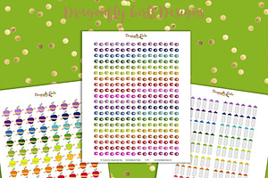 Rainbow Health Printable Stickers