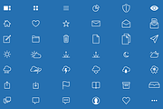 Linecons - iOS7 Style Stroke Icons, an Outline Icon by Claw Creative Co. (Thumbnail 2 of 3)