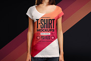 Women T-Shirt Mockups, a Shirt Mockup by Indieground Design Inc. (Thumbnail 1 of 5)