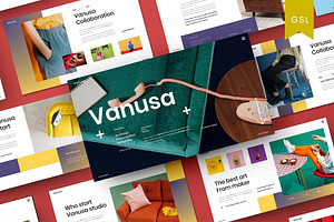 Vanusa - Business Google Slide, a Presentation Template by Dens Creative Studio