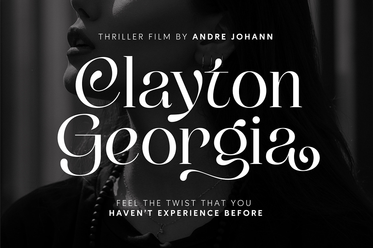 Thenie Dawson - Stylish Serif Font, a Serif Font by Grezline Studio (Photo 5 of 12)