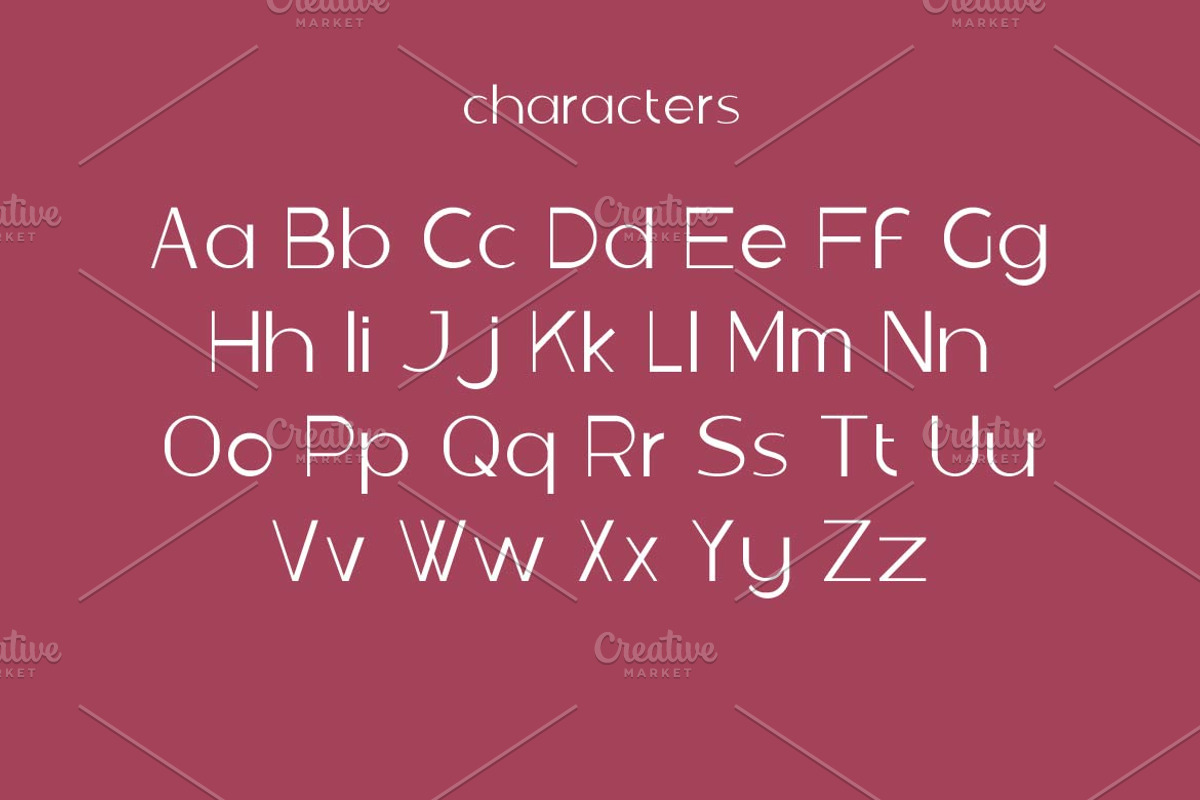 Ambada | Minimalist Typeface, a Sans Serif Font by Artiveko (Photo 2 of 4)