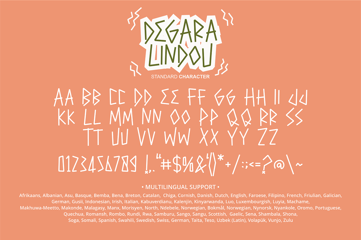 Degara Lindou Font, a Blackletter Font by Mabhal Studio (Photo 8 of 10)