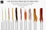 Oil Pastels Procreate Brushes, a Brush Add-On by owlasya (Thumbnail 6 of 8)