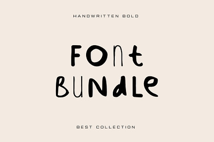 Genty - Bold Rounded Typeface | Script Fonts ~ Creative Market