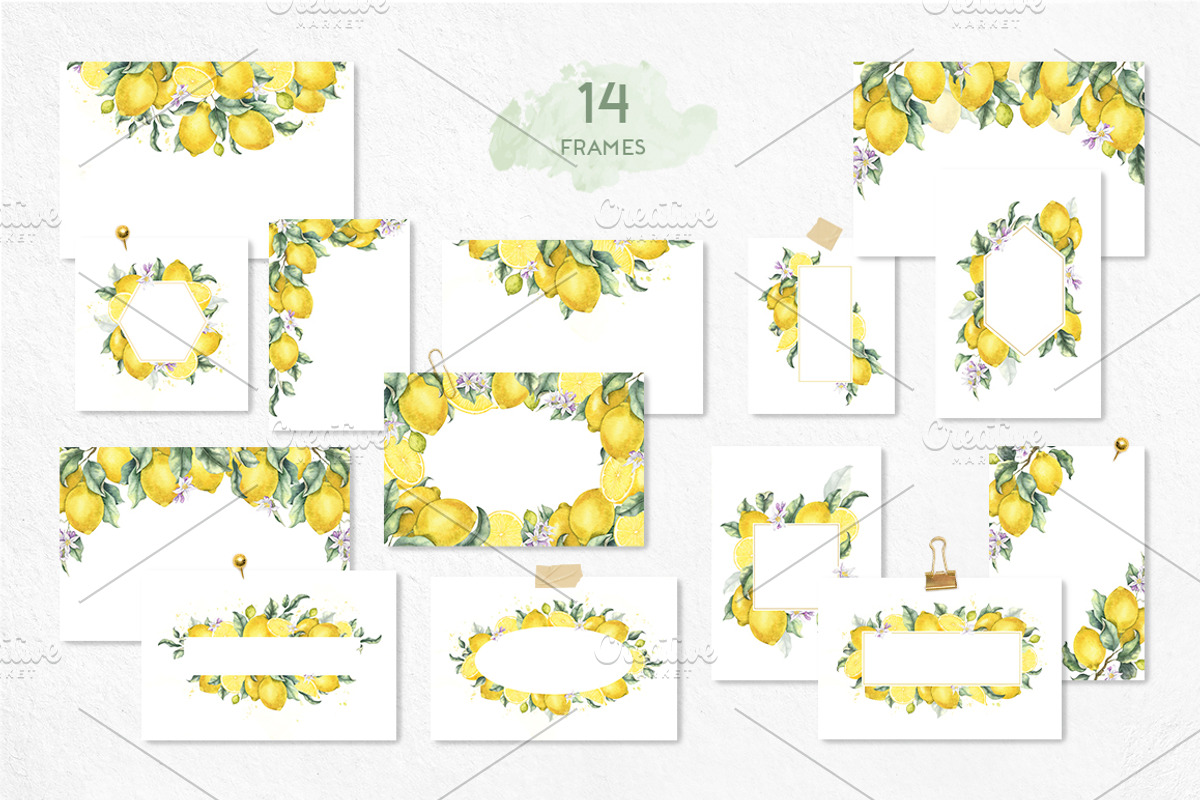 Lemon watercolor illustration, an Illustration by Fedulova Art (Photo 9 of 14)