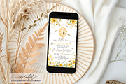 Honey Bee Baby Shower Stationery Set, a Templates & Theme by VeliusCreativeStudio (Thumbnail 3 of 6)