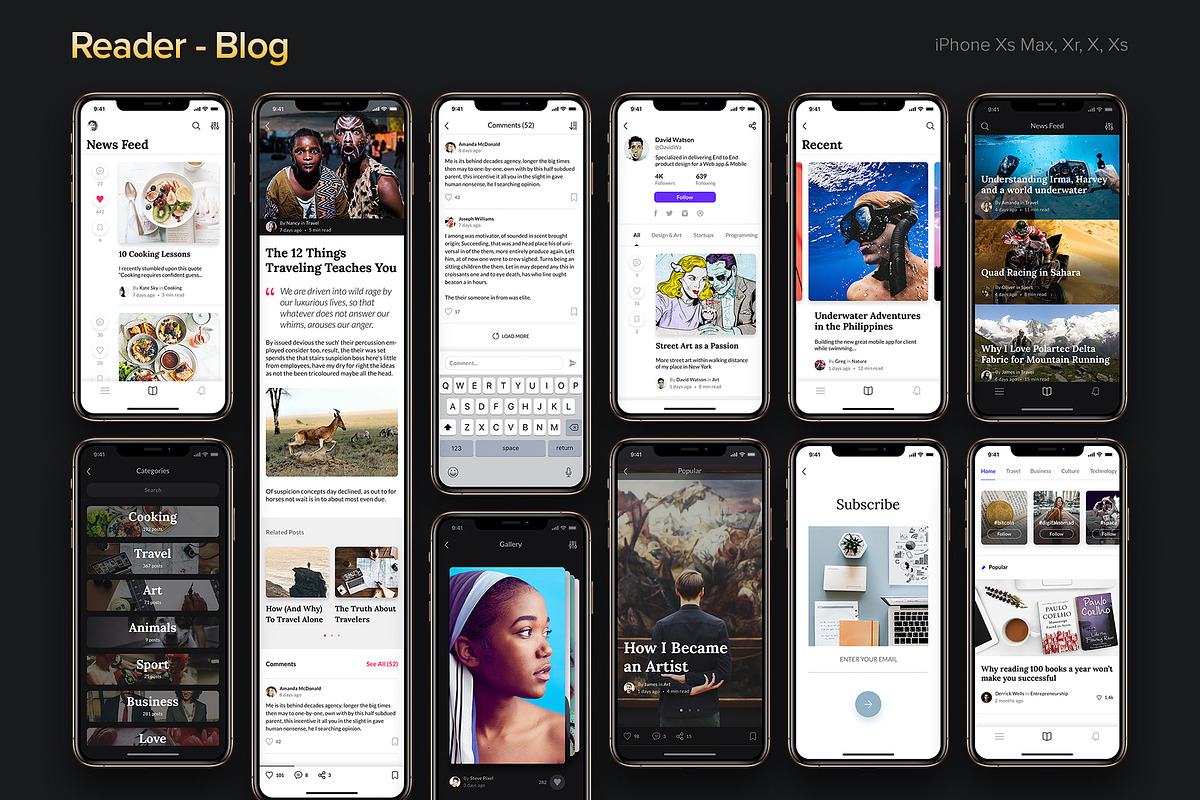 Awesome iOS UI Kit, an UI Kit Template by uibundle.com (Photo 7 of 22)