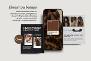Instagram Posts Hair & Beauty Salon, a Social Media Template by HAYAG Creatives (Thumbnail 5 of 6)