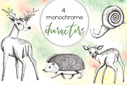 Autumn. Watercolor & graphic set, an Object Graphic by Ana-Sakuta (Thumbnail 3 of 15)