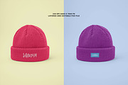Realistic Beanie Hat Mockup 2, a Hat Mockup by Uncentrifuged Pressure (Thumbnail 3 of 13)