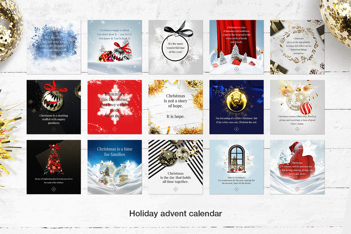 Advent Calendar Instagram | Canva, a Social Media Template by BigWeek (Photo 4 of 8)