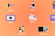 Art Icons and Titles DaVinci Resolve, a Templates & Theme by 2dfx (Thumbnail 1 of 2)