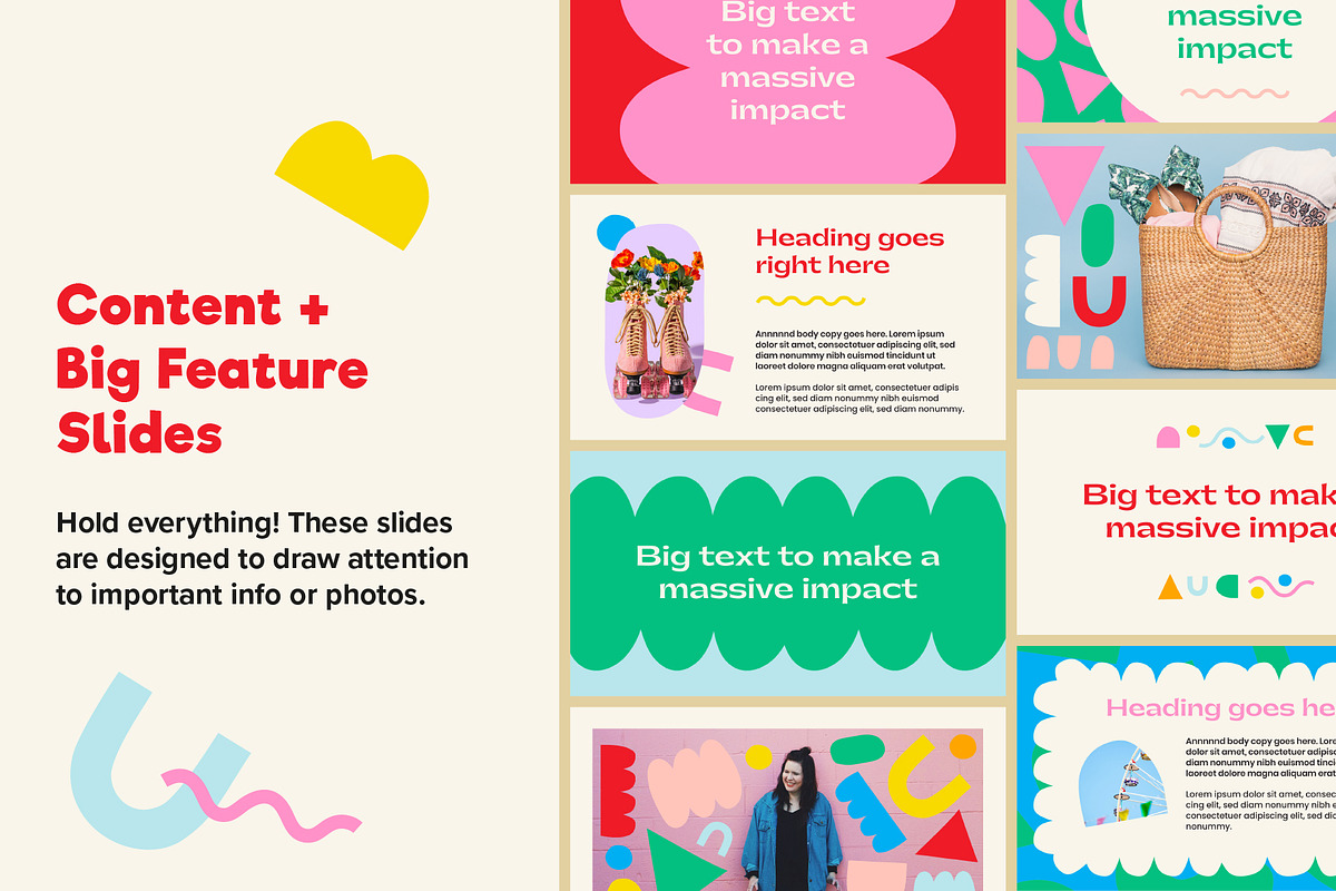 Poppin' Shapes Presentation CANVA, a Presentation Template by Sweet Stash (Photo 5 of 11)