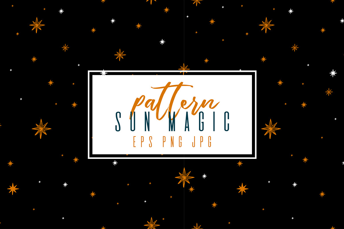 Pattern set - Sun Magic, a Pattern Graphic by Moonflora (Photo 5 of 13)