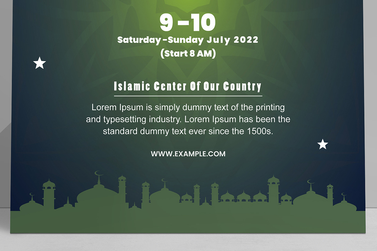 Eid Mubarak Flyer, a Stationery Template by MightyDesign (Photo 3 of 6)