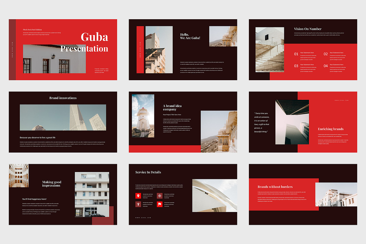 Guba : Pitch Pack Google Slides, a Presentation Template by Punkl Camp (Photo 6 of 9)