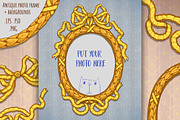Antique baroque photo frame, an Object Graphic by KatPush (Thumbnail 1 of 5)