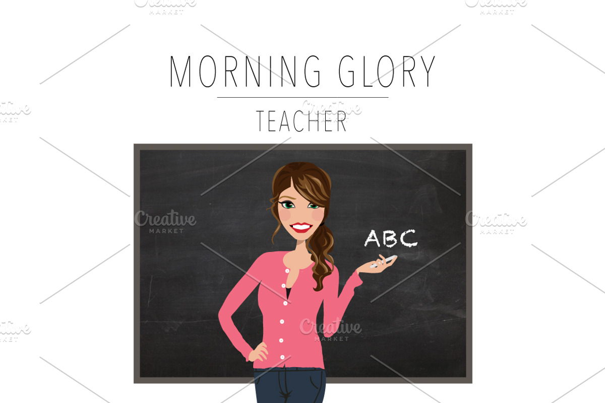 Teacher Portrait Creator | Clip Art, an Education Illustration by Lauren Lesley Studio (Photo 20 of 33)
