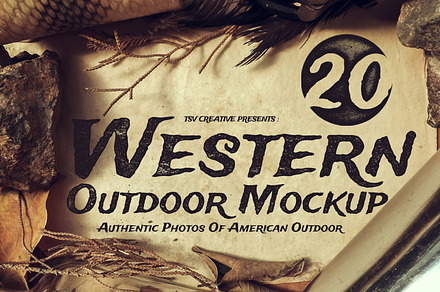 Western Outdoor Mockup