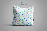 Blue cornflowers bundle, a Decorative Illustration by EshaStudio (Thumbnail 14 of 15)