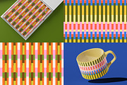 Geometric seamless patterns set, a Pattern Graphic by Good Studio (Thumbnail 4 of 13)