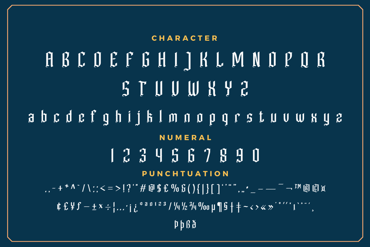 JAROHY – Blackletter Font, a Blackletter Font by twinstd (Photo 12 of 13)