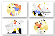 9 Golf Sport Illustration, a Sport Illustration by denayunebgt (Thumbnail 2 of 3)