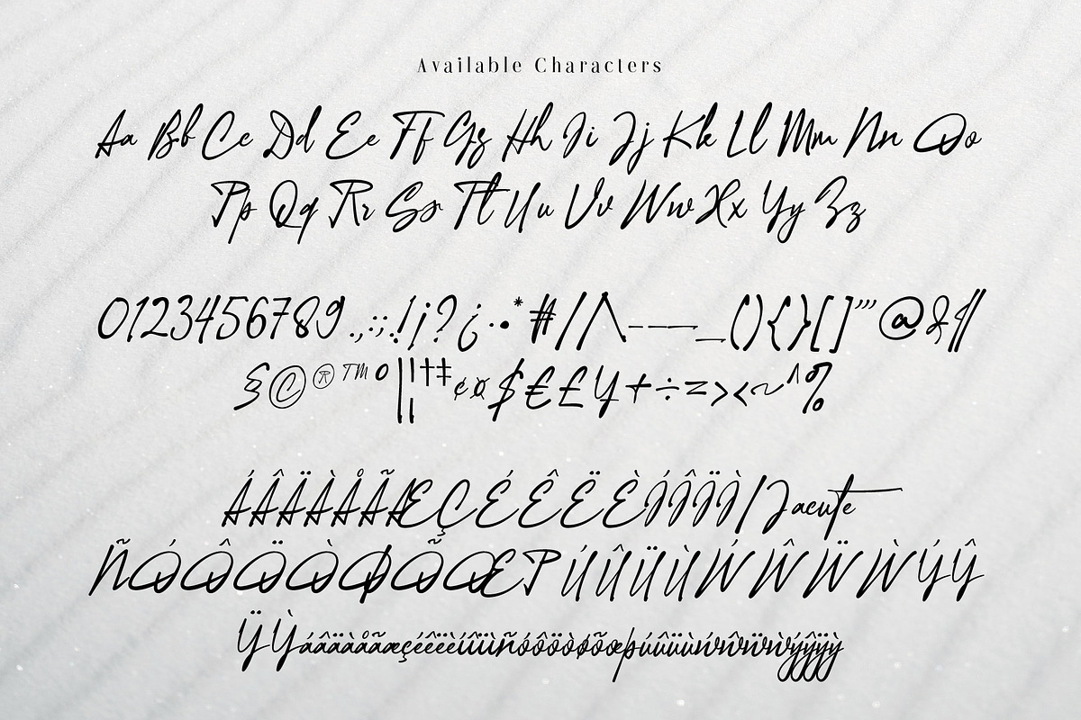 Ottenthic - Signature Ligatures, a Script Font by Adam Fathony (Photo 11 of 12)