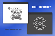 60 Web Icons Dualine, a Solid Icon by Flat Icons (Thumbnail 2 of 7)