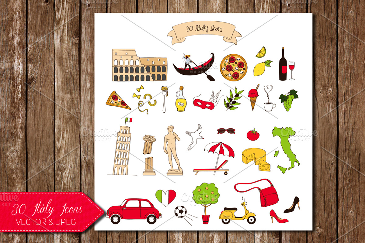 Italy Collection, a Graphic by Alina Tsesarskaya (Photo 2 of 6)