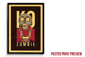 KO Zombie Illustration