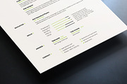 Clean Resume, a Resume Template by Unstack (Thumbnail 2 of 3)