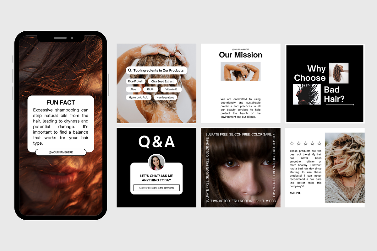 Minimalist Instagram Canva Template